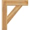 Ekena Millwork Traditional Block Rough Sawn Bracket, Western Red Cedar, 6"W x 30"D x 34"H BKT06X30X34TRA05RWR - alternate 2